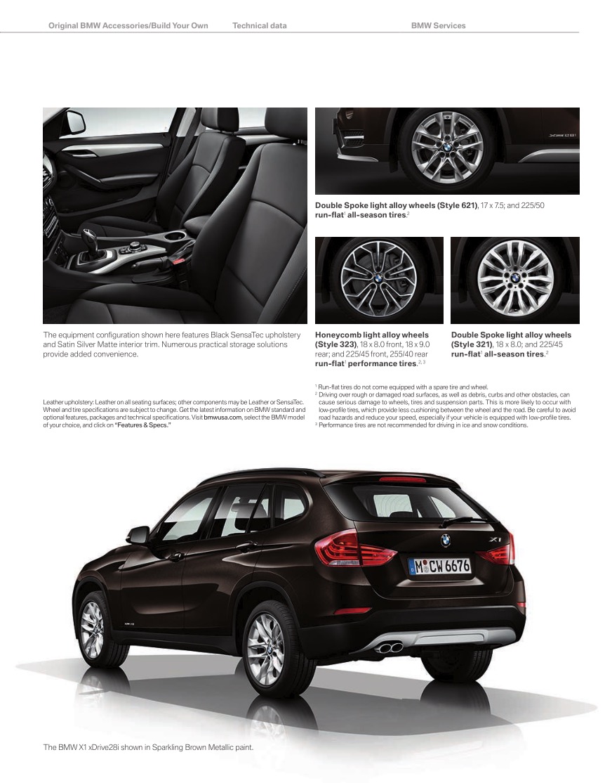 2015 BMW X1 Brochure Page 66